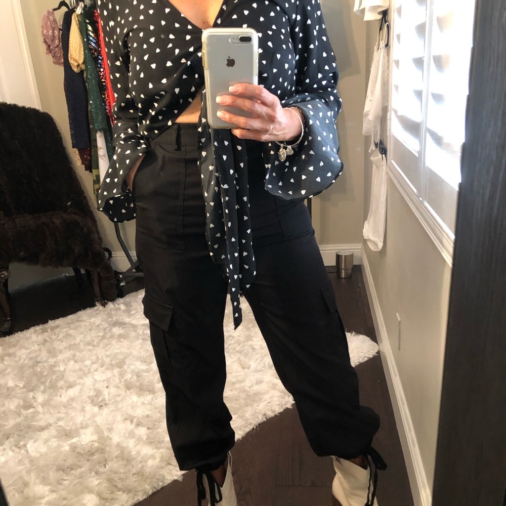 Black Cargo Pants
